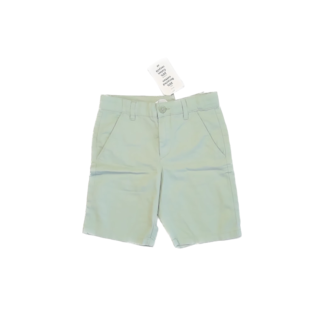 H&M Boys Light Green Shorts Size: 7 Years Light Green