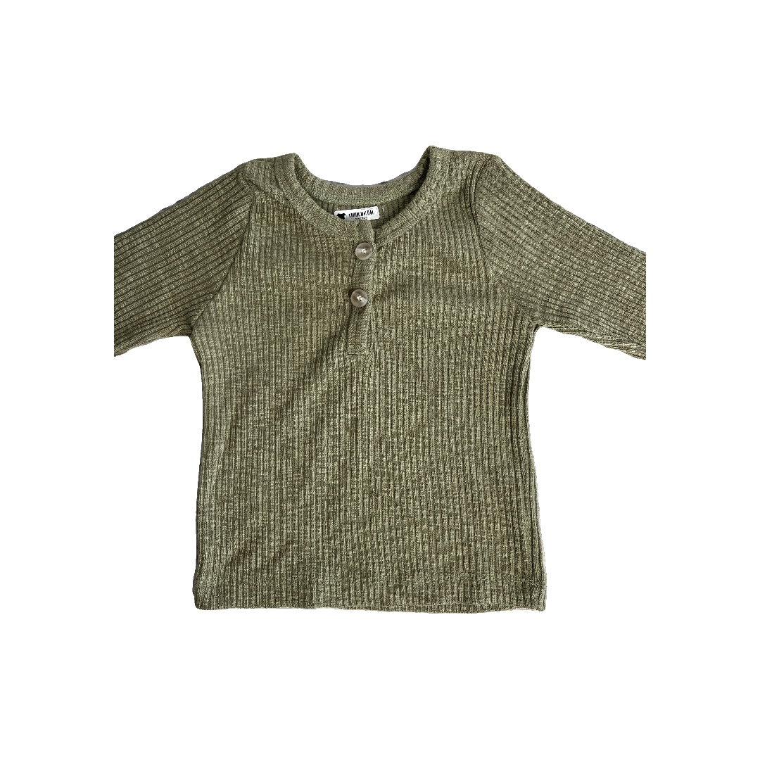Hi Bye Boys light green Shirt Size: 6-12 months light green