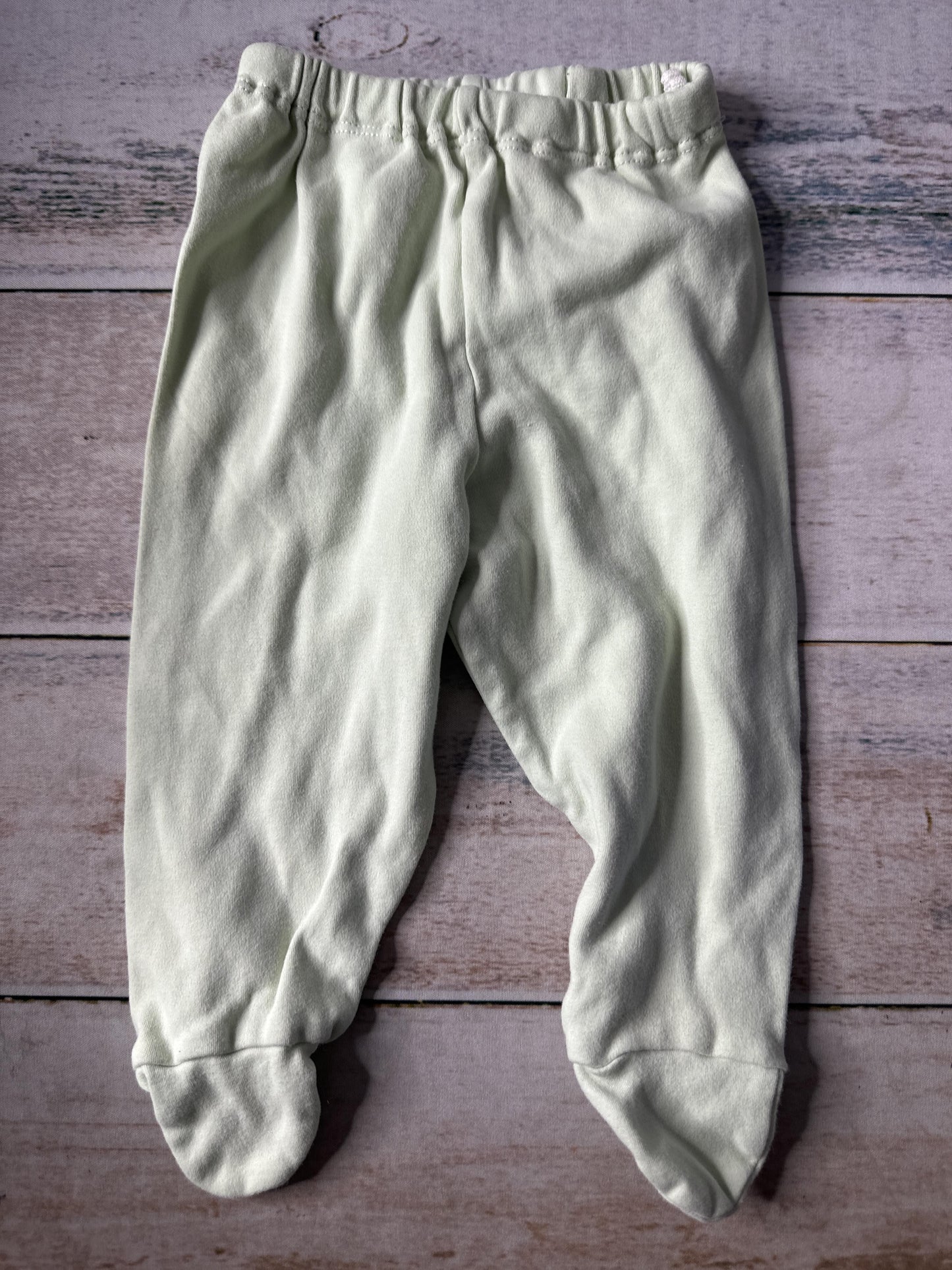 Under The Nile Unisex light green Pants Size: 3-6 months light green