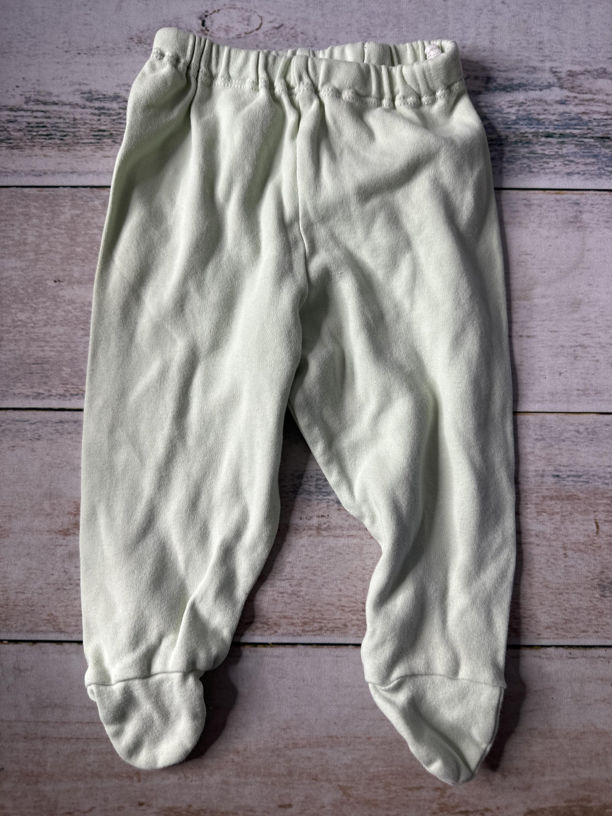 Under The Nile Unisex light green Pants Size: 3-6 months light green