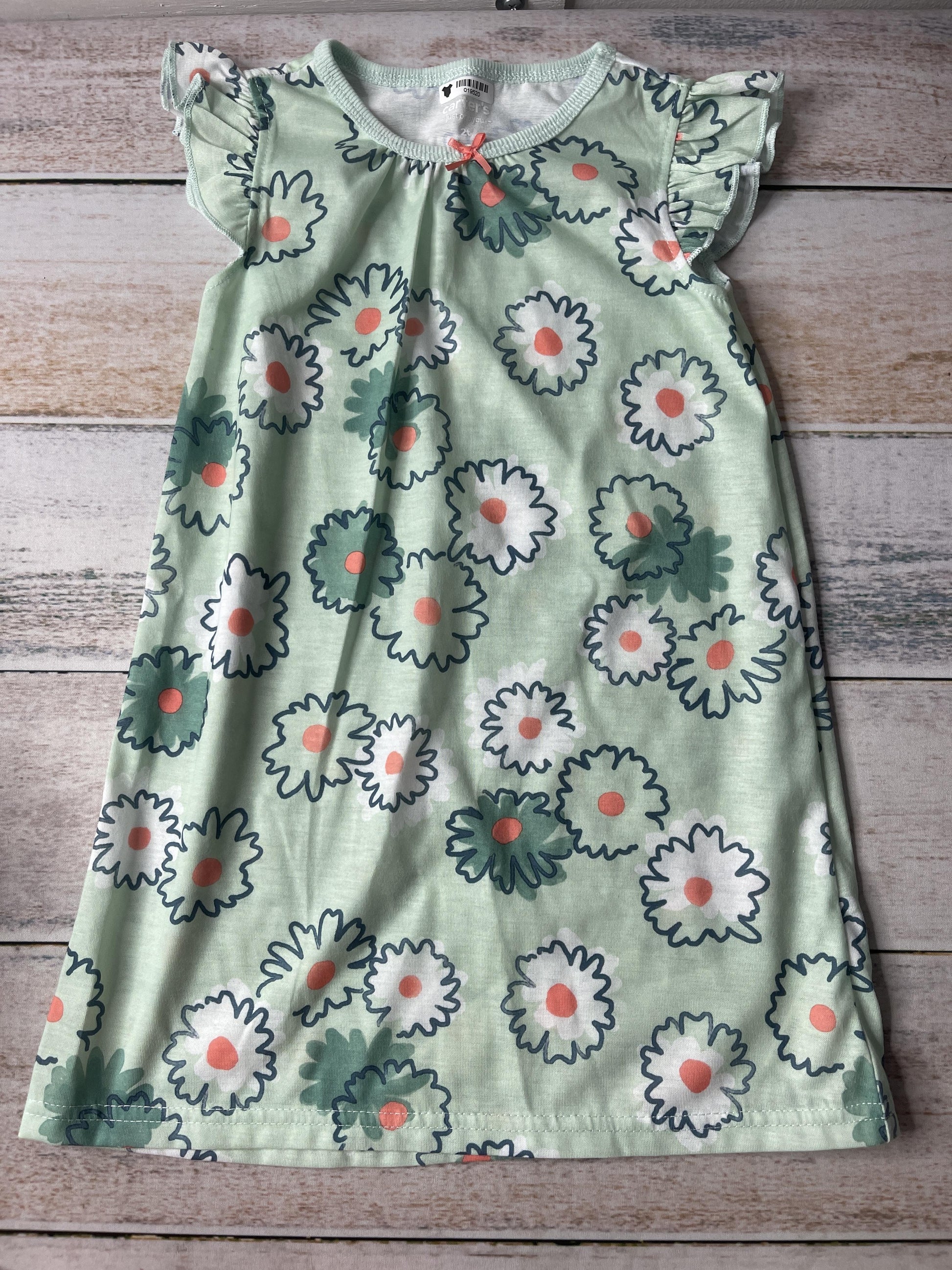Carters Girls light green Nightgown Size: 2T light green