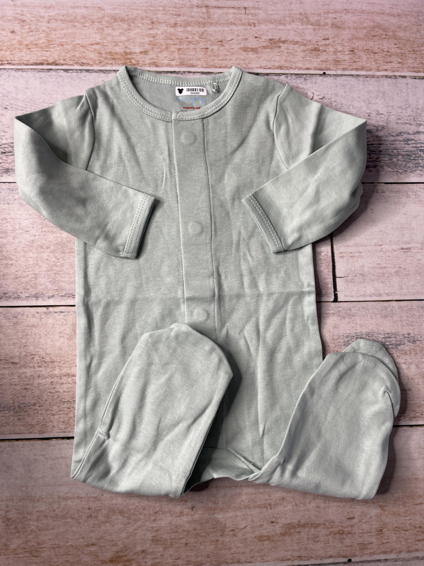 Simply Magnetic Me Boys light green Pajamas Size: 3-6 months light green