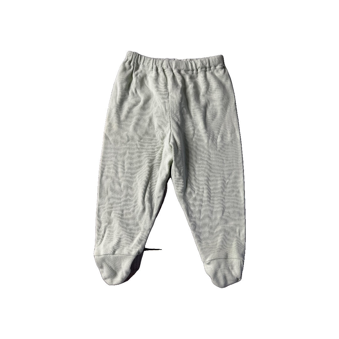 Under The Nile Unisex light green Pants Size: 3-6 months light green