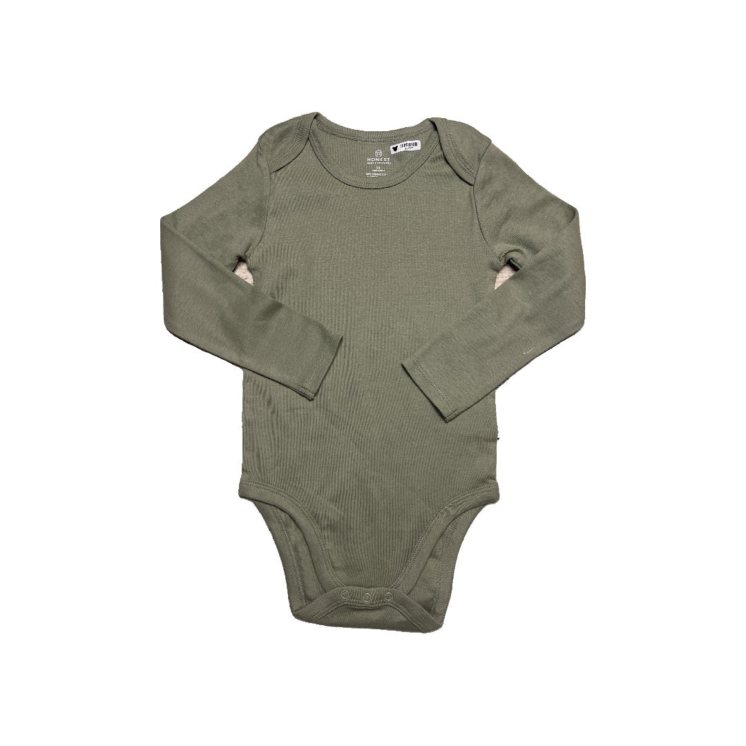 Honest Co Unisex light green Long Sleeve T-Shirt Size: 24 months light green