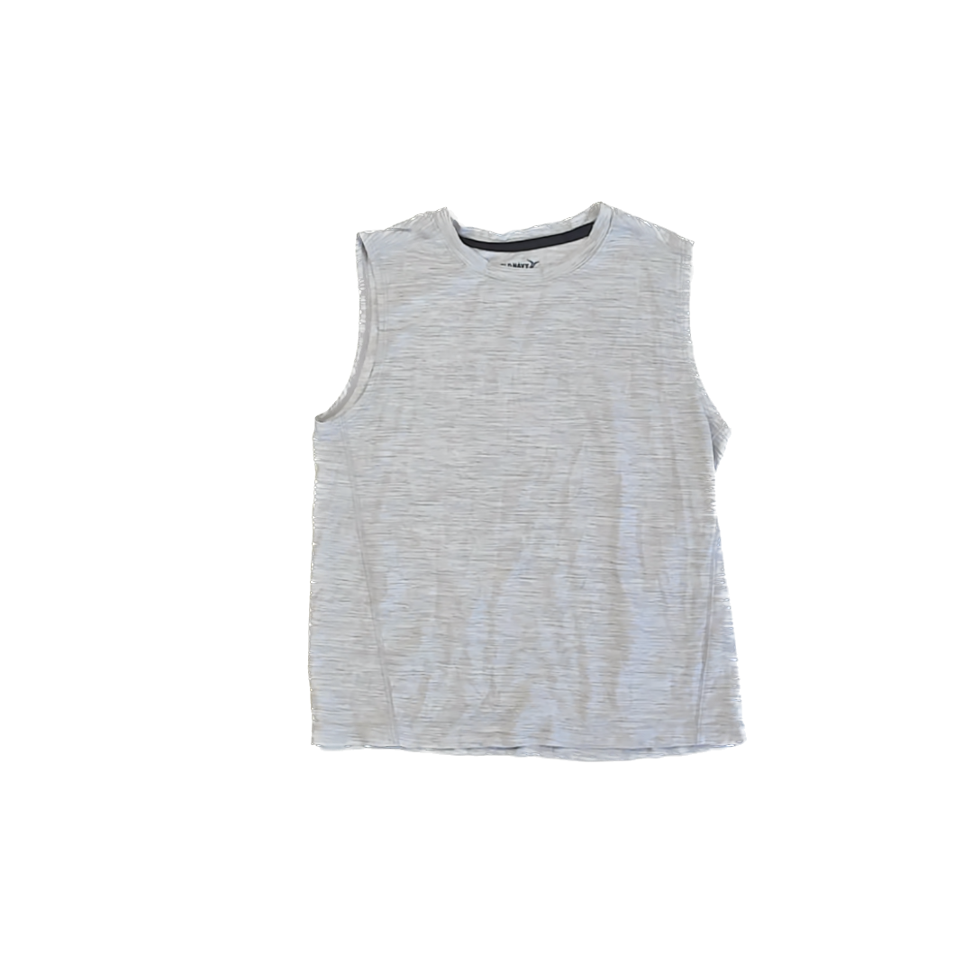 Old Navy Girls Light Grey Athletic Top Size: 6-7 Years Light Grey