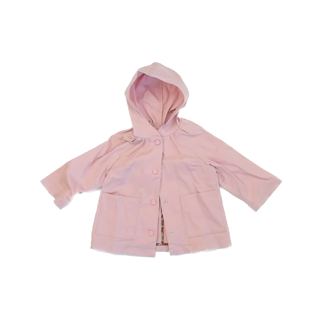 Zara Girls Light Pink Jacket Size: 12-18 Months Light Pink