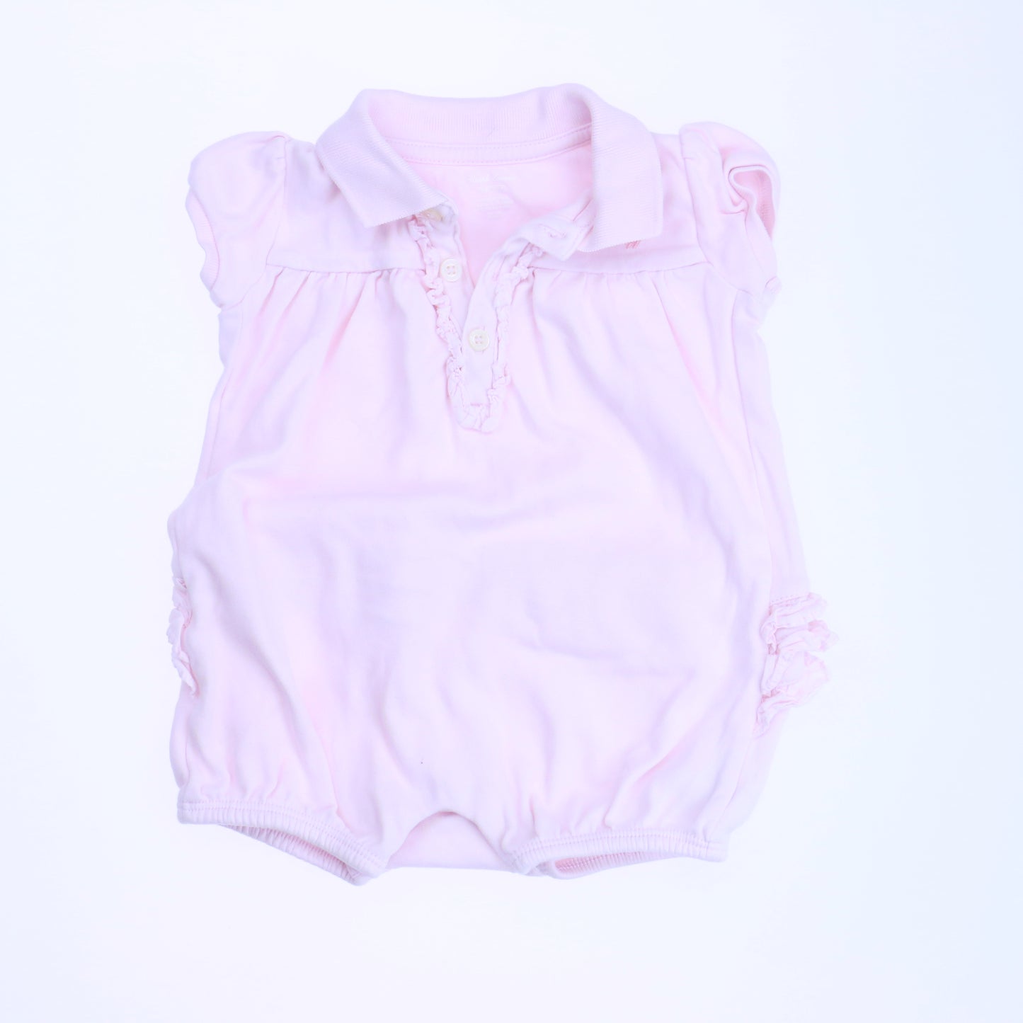 Ralph Lauren Girls Light Pink Romper Size: 9 Months Light Pink