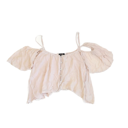 Ontwelfth Girls Light Pink Blouse Size: L Light Pink