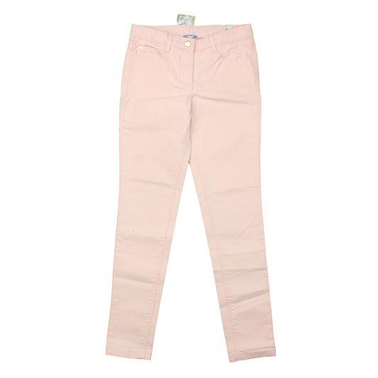 Jacadi Girls Light Pink Jeans Size: 8 Years Light Pink