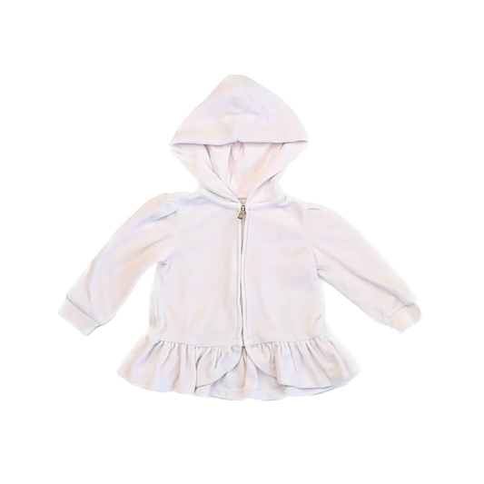 Ralph Lauren Girls Light Pink Hoodie Size: 9 Months Light Pink