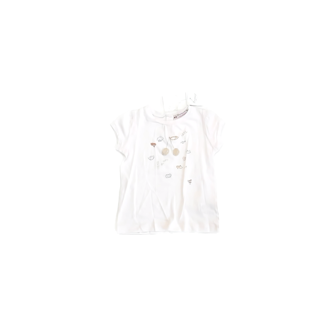 Bonpoint Girls Light Pink T-Shirt Size: 12 Months Light Pink