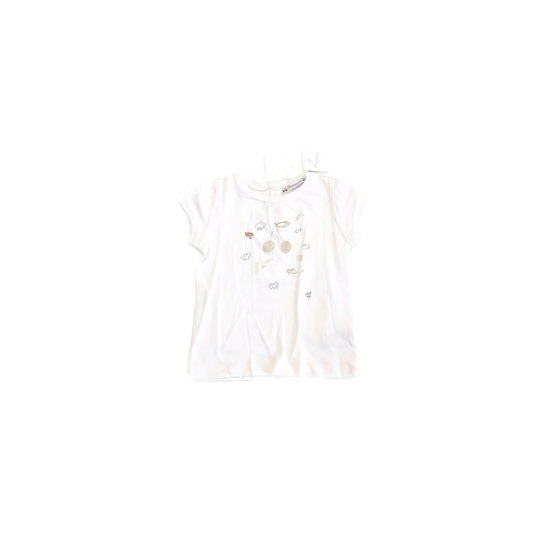 Bonpoint Girls Light Pink T-Shirt Size: 12 Months Light Pink