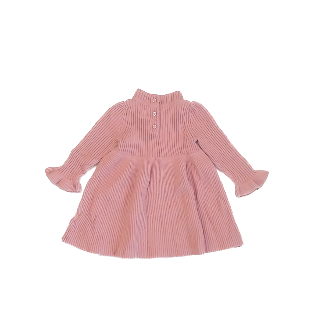 Gap Girls Light Pink Sweater Dress Size: 6-12 Months Light Pink