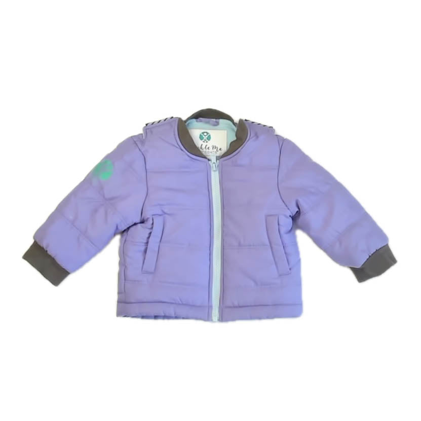 Buckle Me Girls Light Purple Toast Jacket Size: 12 Months Light Purple Toast