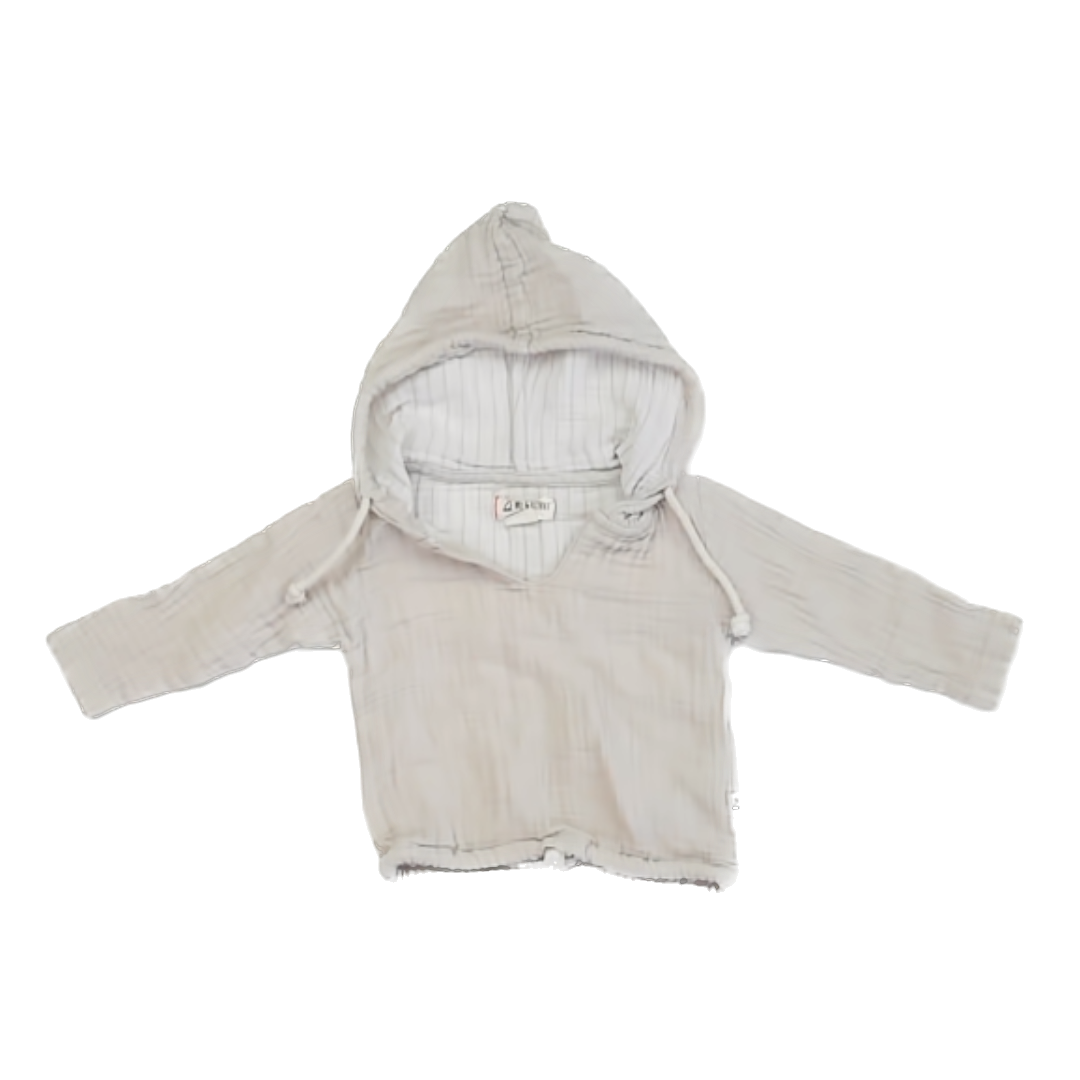Me & Henry Girls Light Tan Hoodie Size: 0-3 Months Light Tan