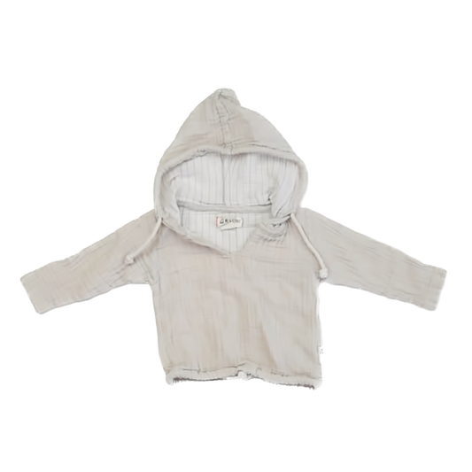 Me & Henry Girls Light Tan Hoodie Size: 0-3 Months Light Tan