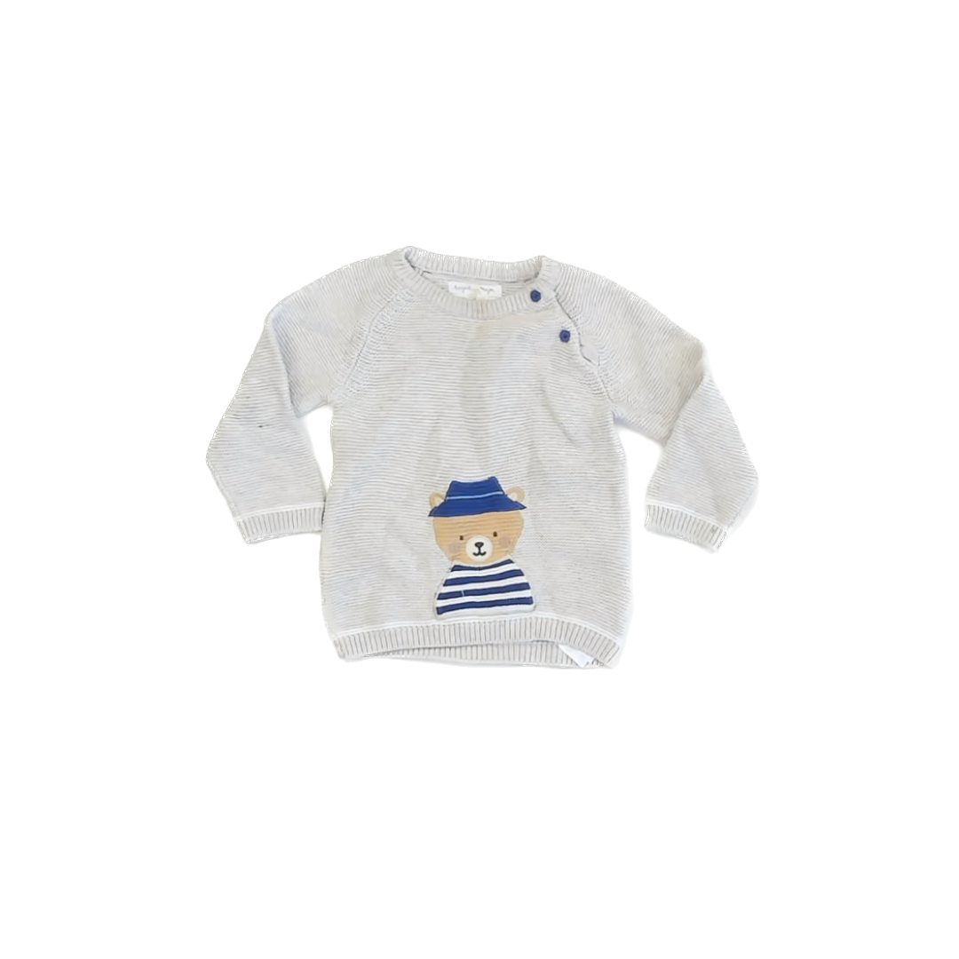 Sergent Major Boys Light Tan Sweater Size: 24 Months Light Tan