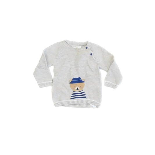 Sergent Major Boys Light Tan Sweater Size: 24 Months Light Tan