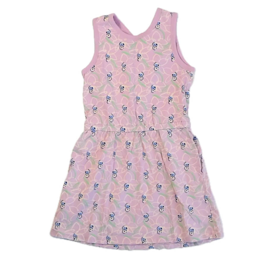 Tea Colllection Girls Lilac Floral Dress Size: 8 Years Lilac Floral