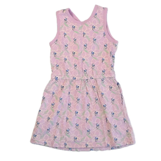 Tea Colllection Girls Lilac Floral Dress Size: 8 Years Lilac Floral