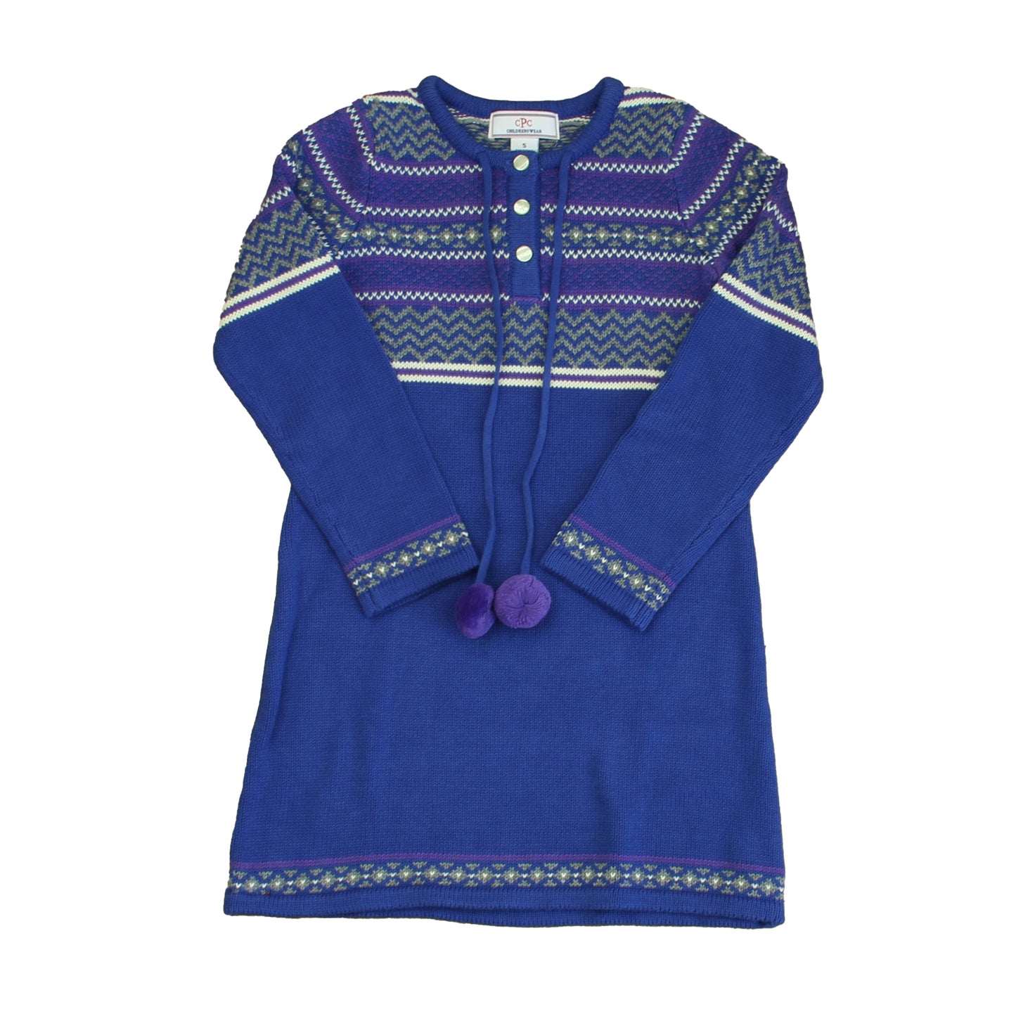 Classic Prep Girls Lilac Sweater Dress Size: 6-14 Years