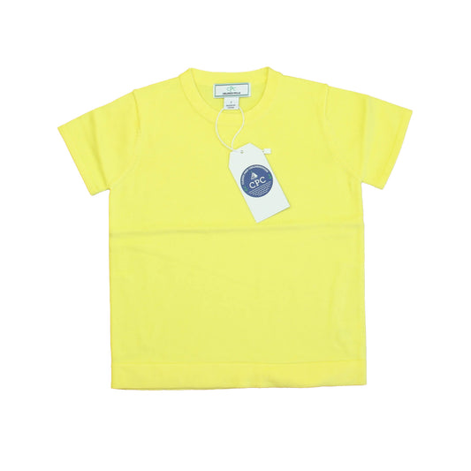 Classic Prep Girls Limelight Yellow Sweater Size: 6-14 Years