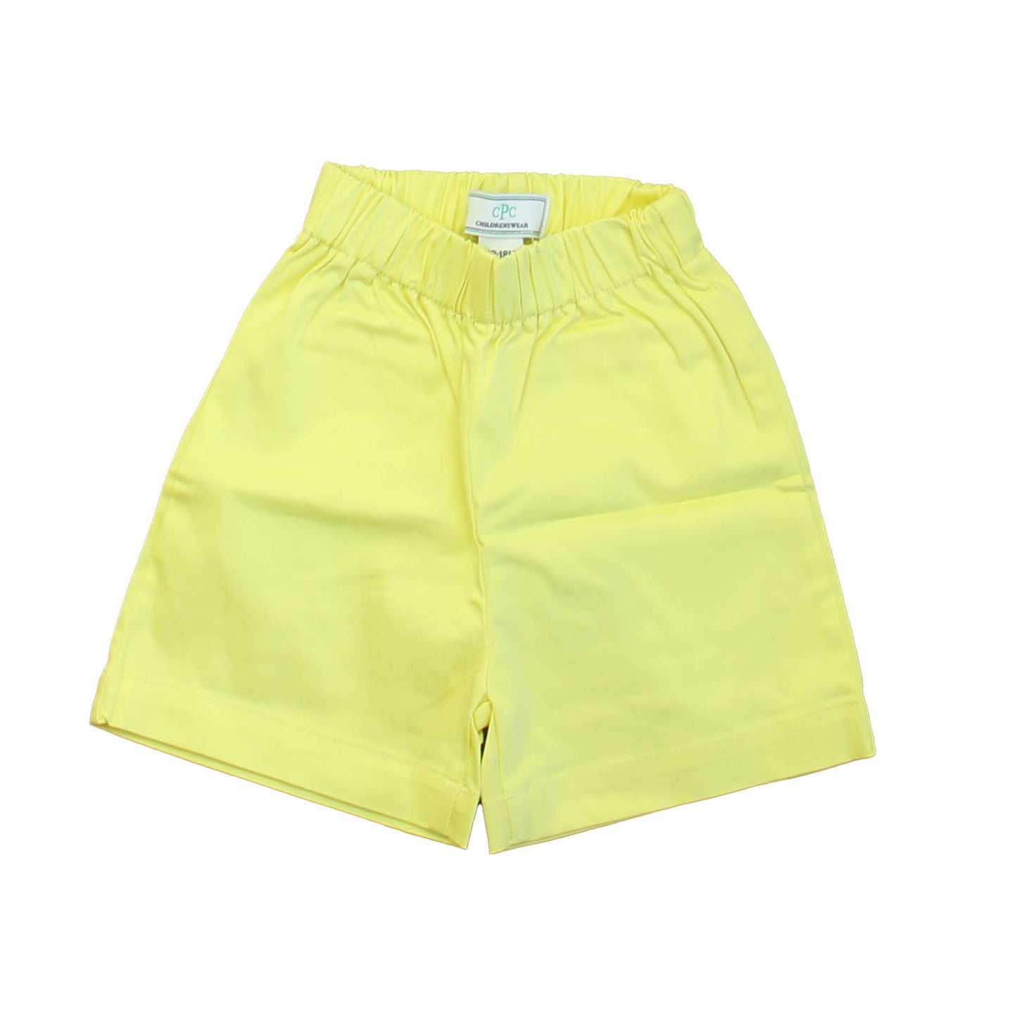 Classic Prep Boys Limelight Yellow Shorts Size: 12-24 Months