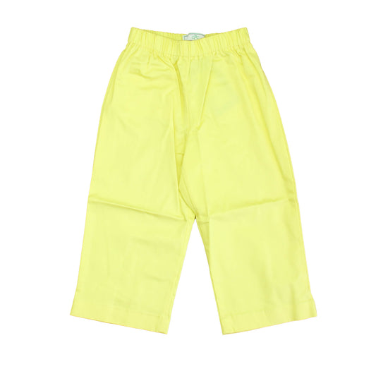 Classic Prep Boys Limelight Yellow Pants Size: 2-5T