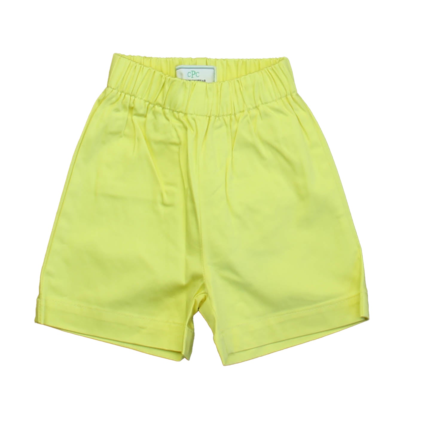 Classic Prep Boys Limelight Yellow Shorts Size: 9-12 Months