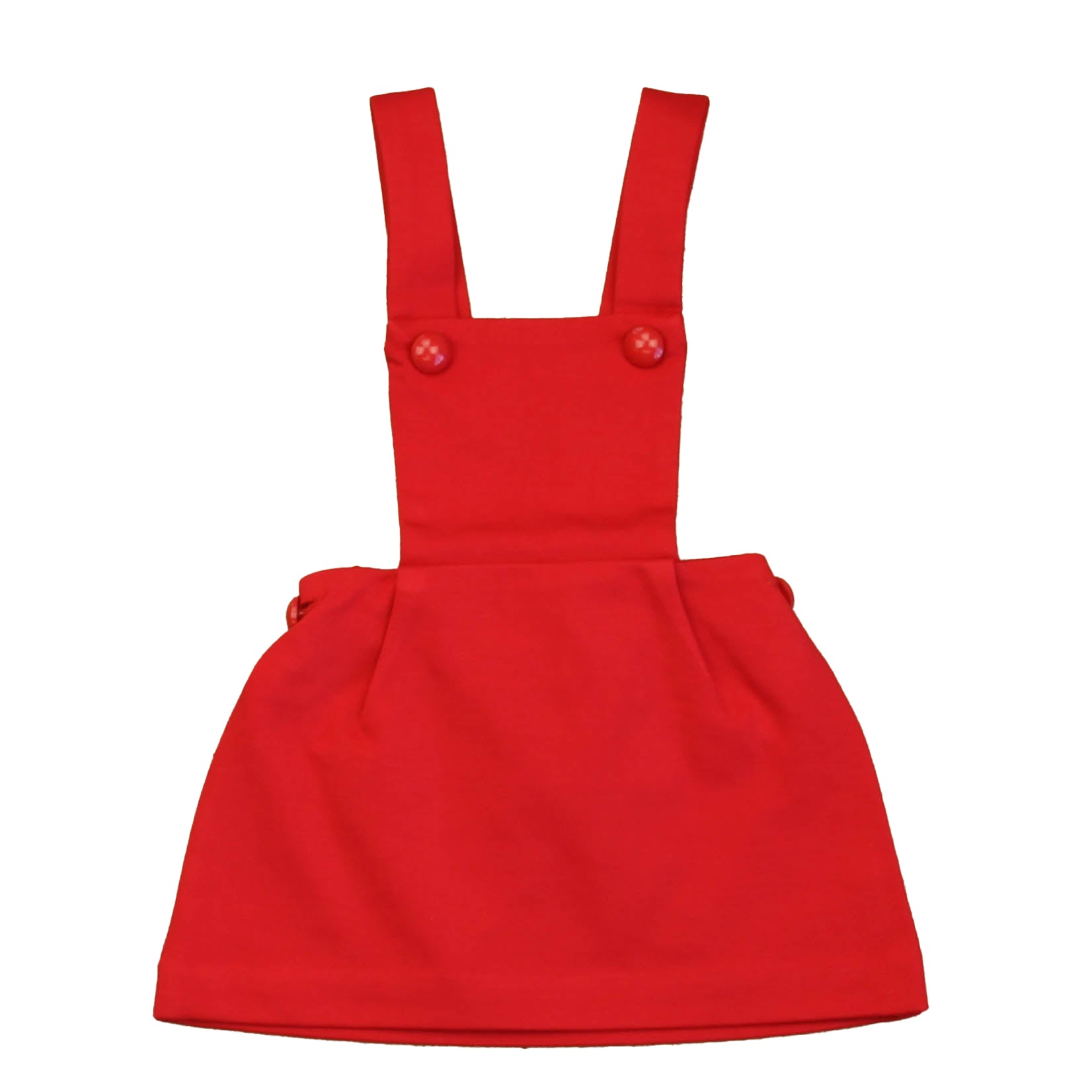 Classic Prep Girls Lipstick Red Dress Size: 9-12 Months Lipstick Red
