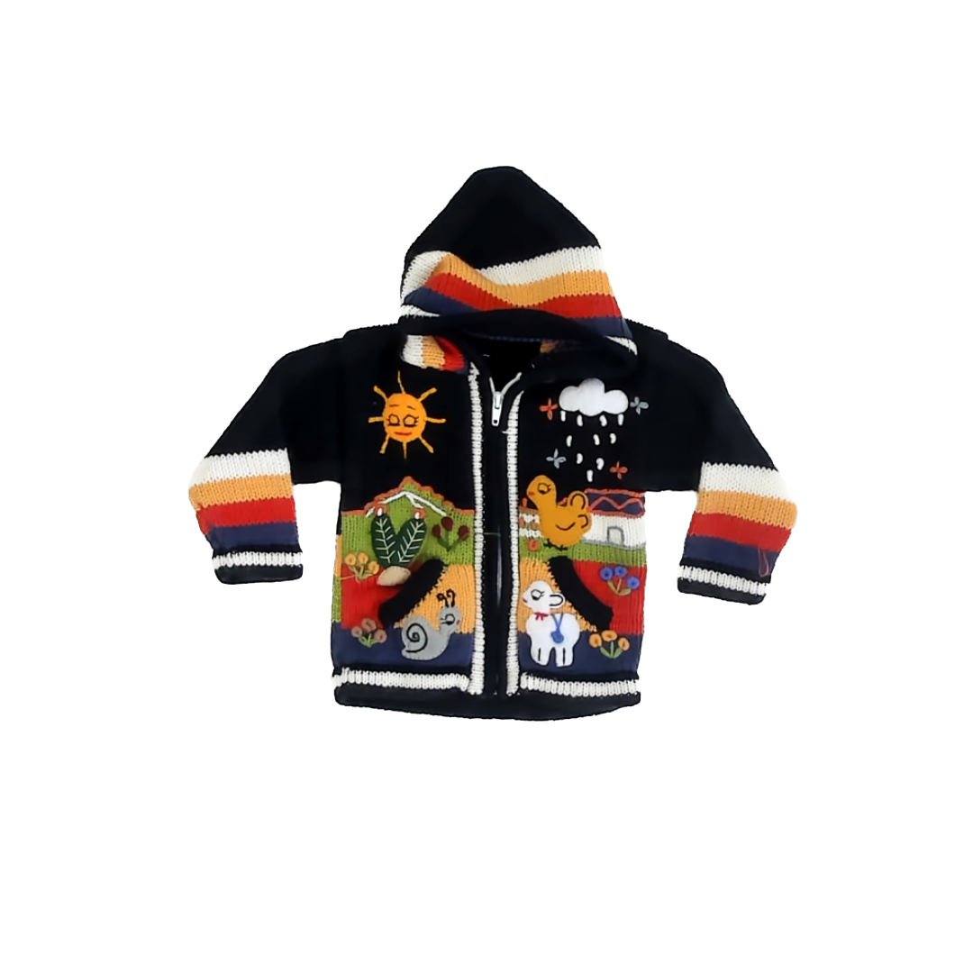Unknown Girls Llamas Cardigan Size: *2-3T Llamas