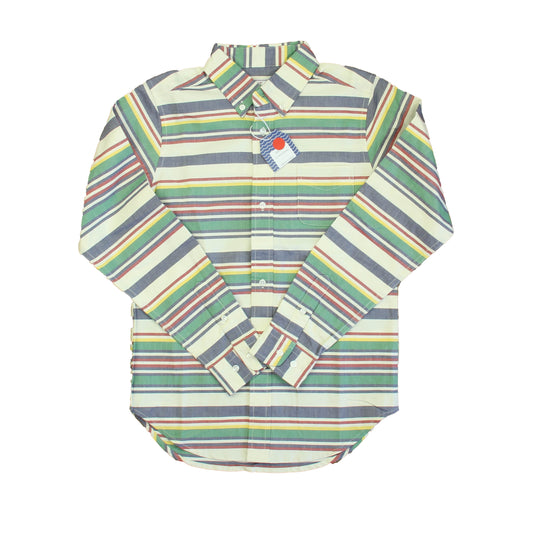 Classic Prep Boys Logan Stripe Button Down Long Sleeve Size: 6-14 Years