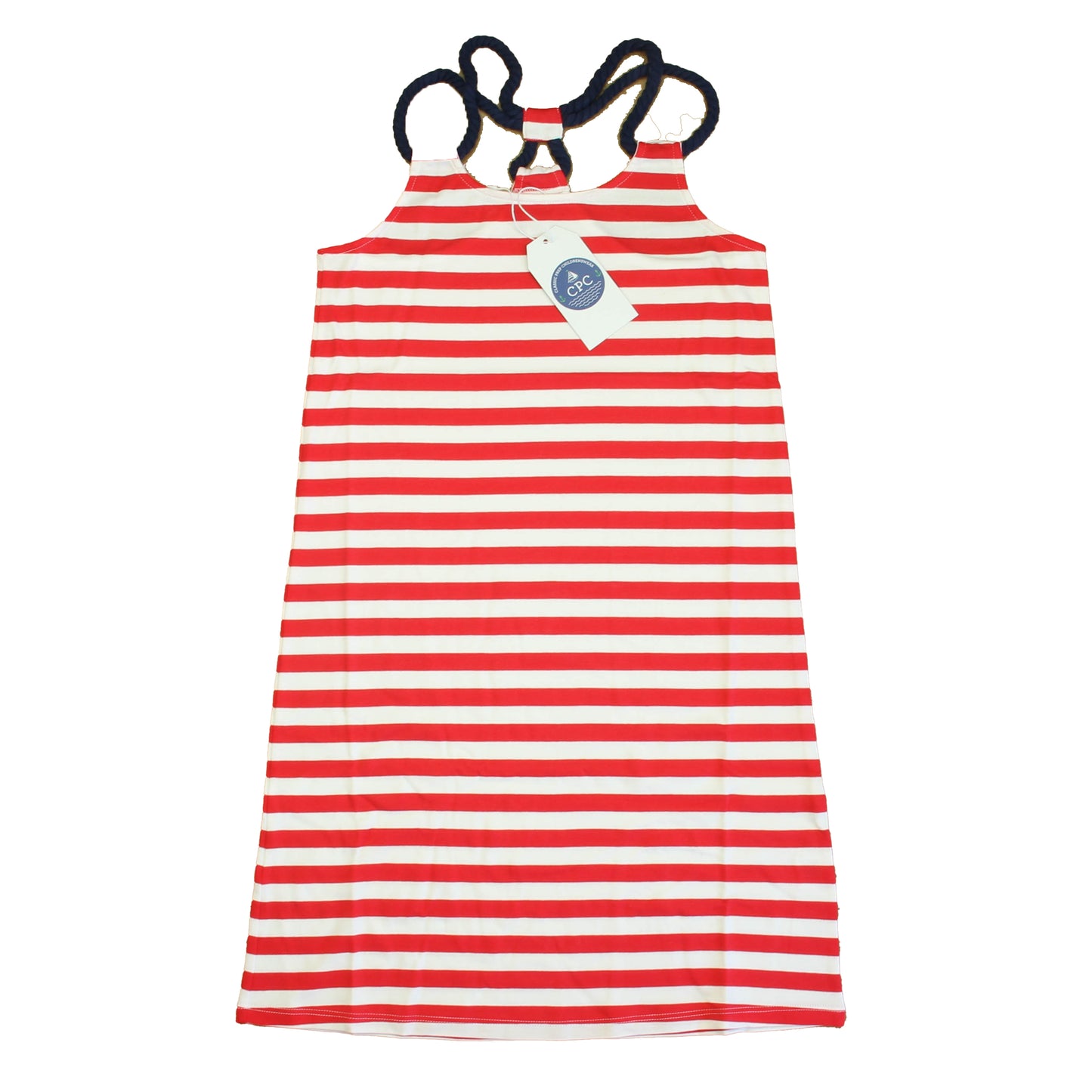 Classic Prep Girls Lollipop Red | White Dress Size: 6-14 Years