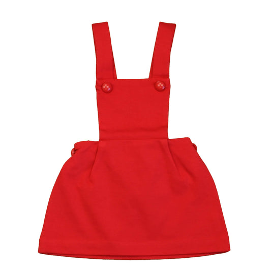 Classic Prep Girls Lollipop Red Dress Size: 12-24 Months Lollipop Red