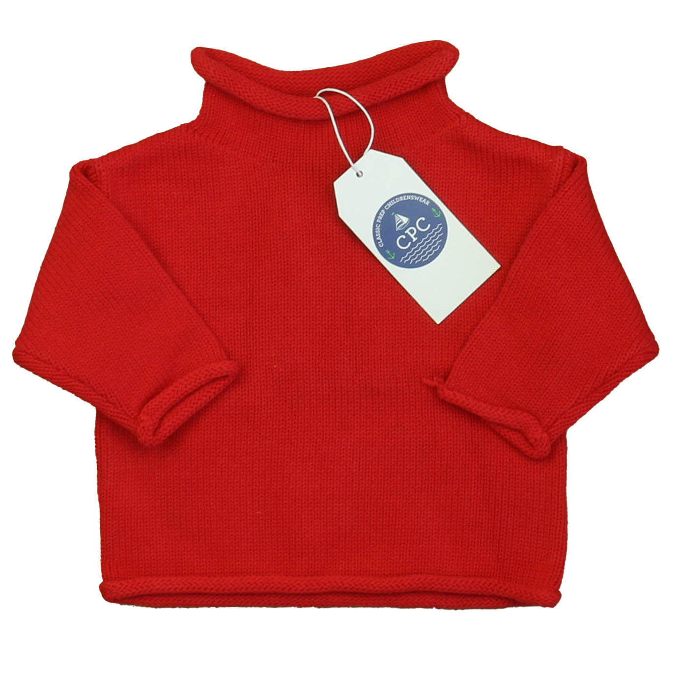 Classic Prep Unisex Lollipop Red Sweater Size: 6-9 Months Lollipop Red