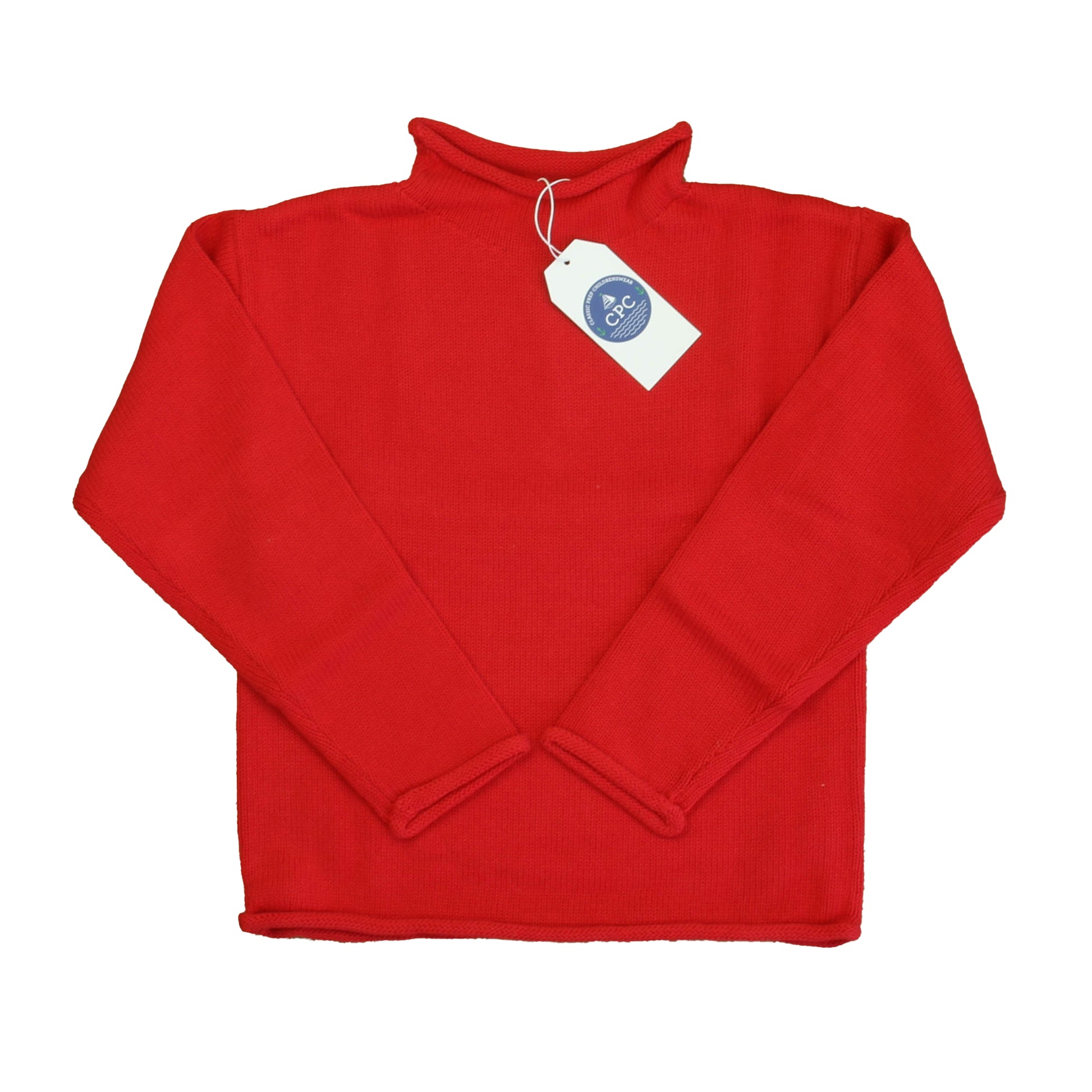 Classic Prep Unisex Lollipop Red Sweater Size: 6-14 Years Lollipop Red