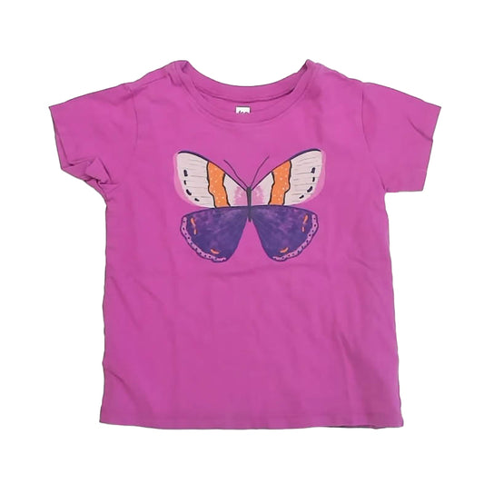 Tea Collection Girls Magenta Butterfly T-Shirt Size: 2T Magenta Butterfly