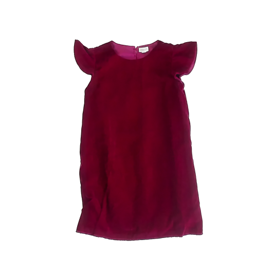 Gymboree Girls Magenta Velvet Special Occasion Dress Size: 4T Magenta Velvet