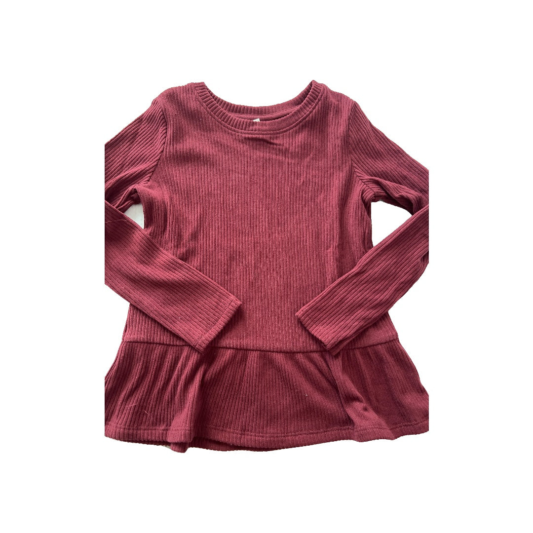 Cat & Jack Girls Magenta Dress Size: 5 Magenta
