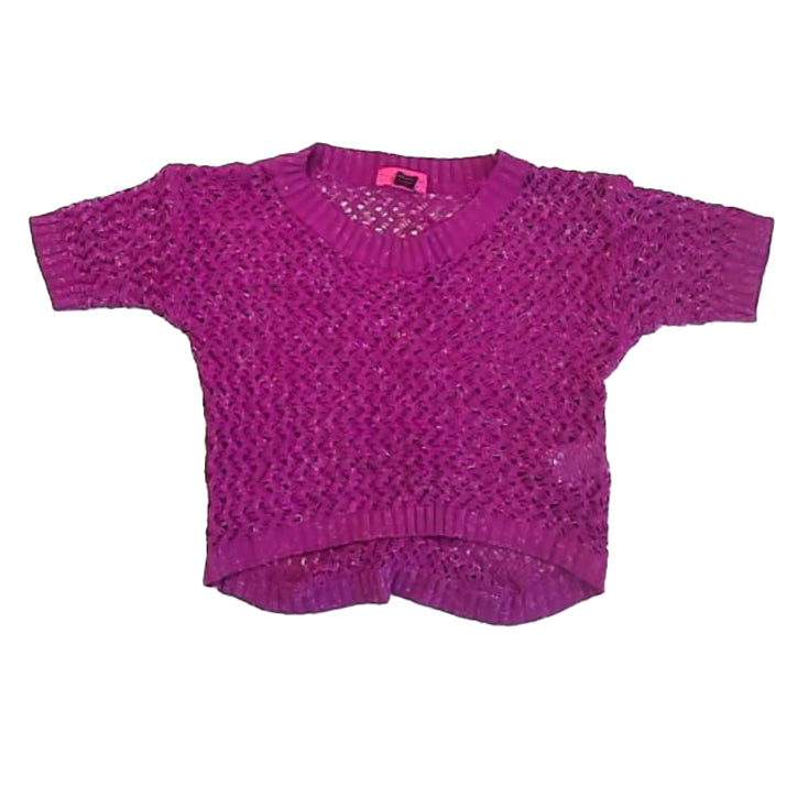 Takeout Girls Girls Magenta Sweater Size: 6-7 Years Magenta