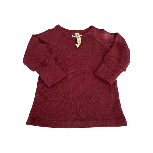 BabySprouts co Unisex Magenta Long Sleeve Shirt Size: 3-6 months Magenta