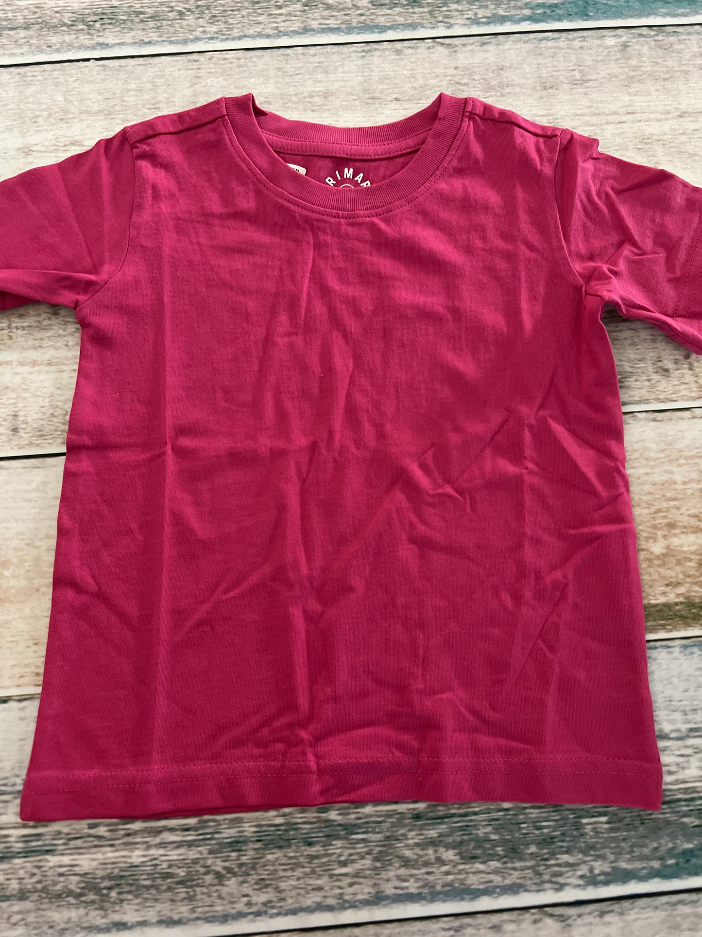 Primary Unisex Magenta T-Shirt Size: 2T Magenta