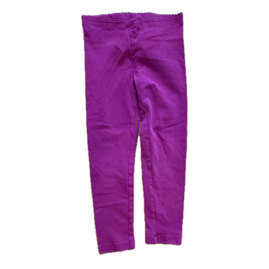 Tea Collection Girls Magenta Leggings Size: 5T Magenta