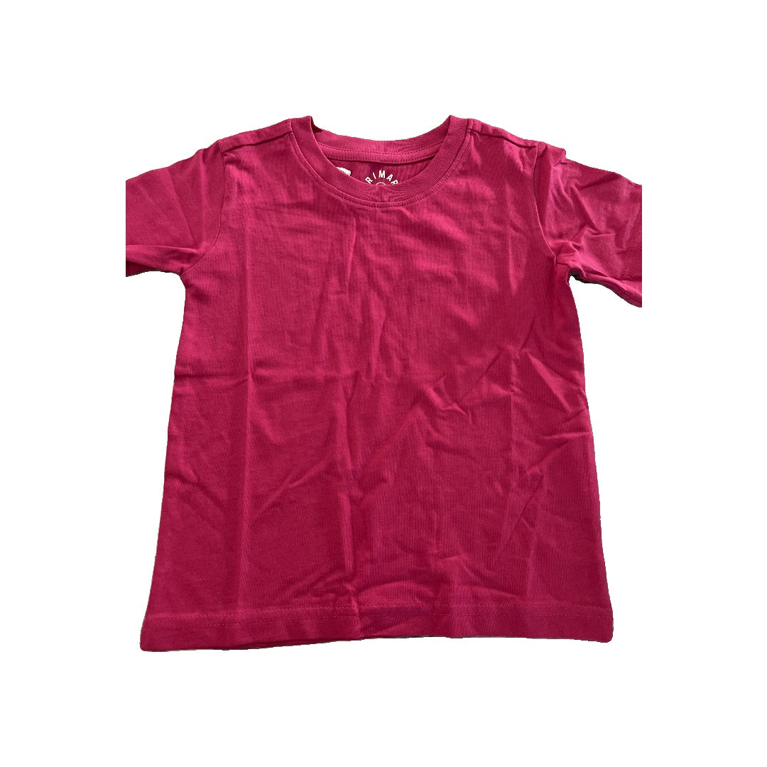 Primary Unisex Magenta T-Shirt Size: 2T Magenta