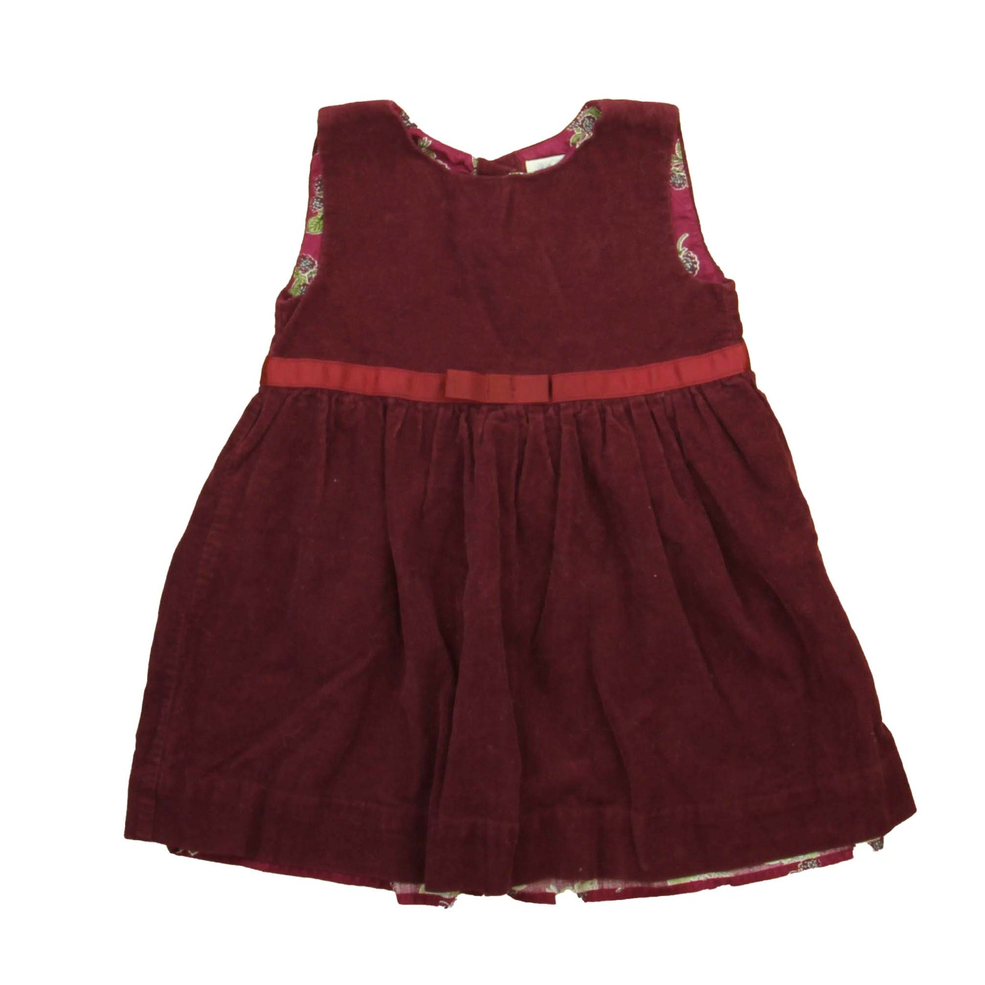 Rachel Riley Girls Magenta Dress Size: 3T Magenta