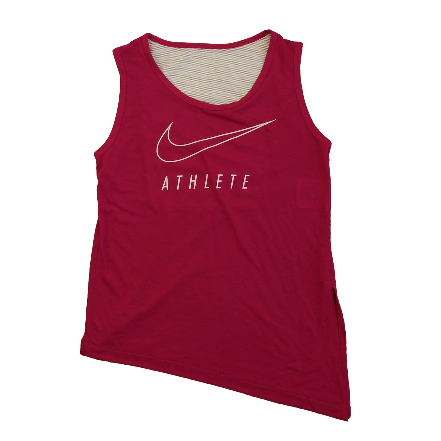 Nike Girls Magenta Athletic Top Size: 12-14 Years