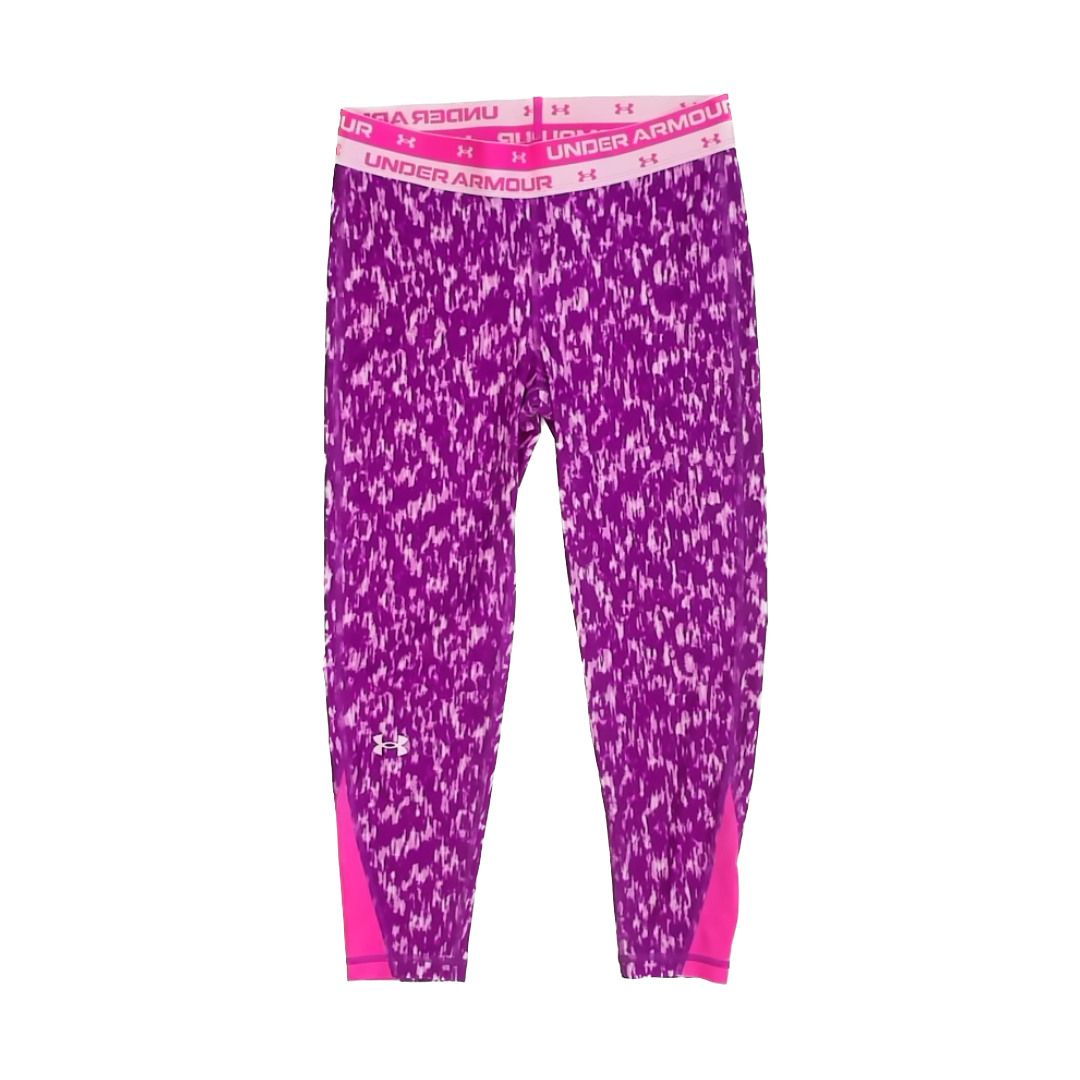 Under Armour Girls Magenta Athletic Pants Size: YL 14-16 Years Magenta