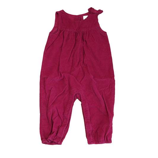 Gap Girls Magenta Romper Size: 18-24 Months Magenta
