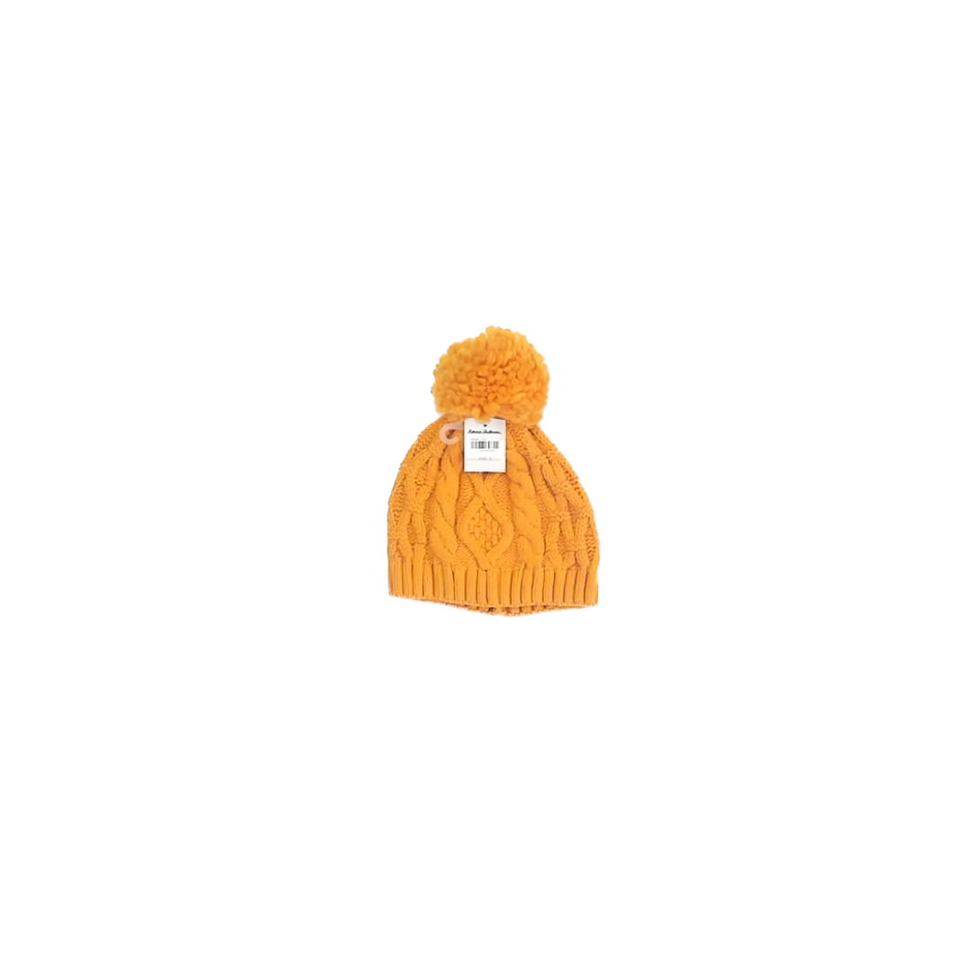 Hanna Andersson Girls Marigold Winter Hat Size: 3T Marigold