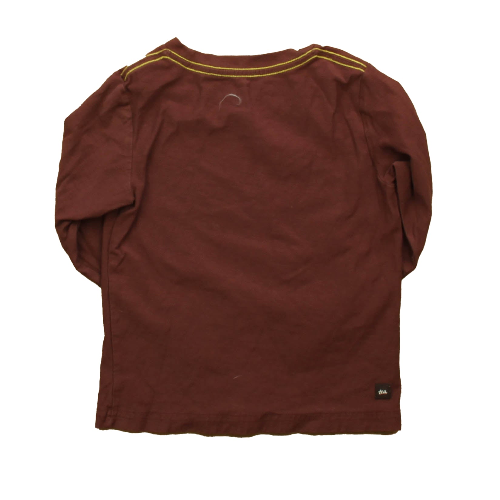 Tea Collection Boys Maroon Bear Long Sleeve T-Shirt Size: 3T Maroon Bear